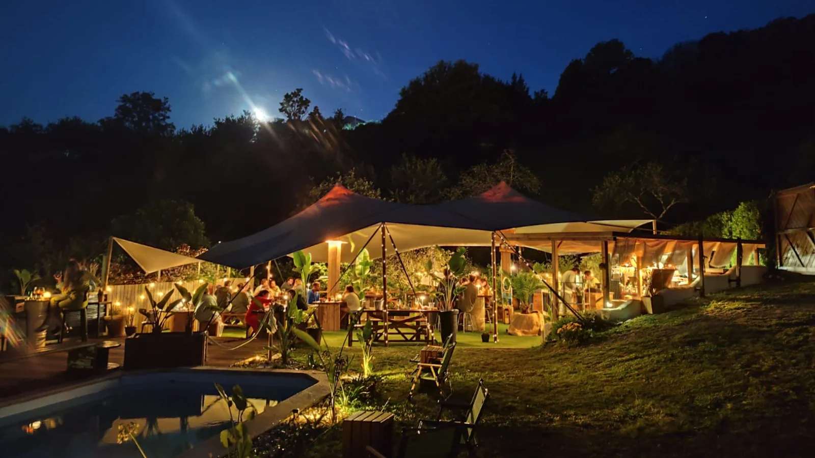 Terraza de Triböca en Porto do Cabo, Valdoviño, preto de Cedeira e Pantín