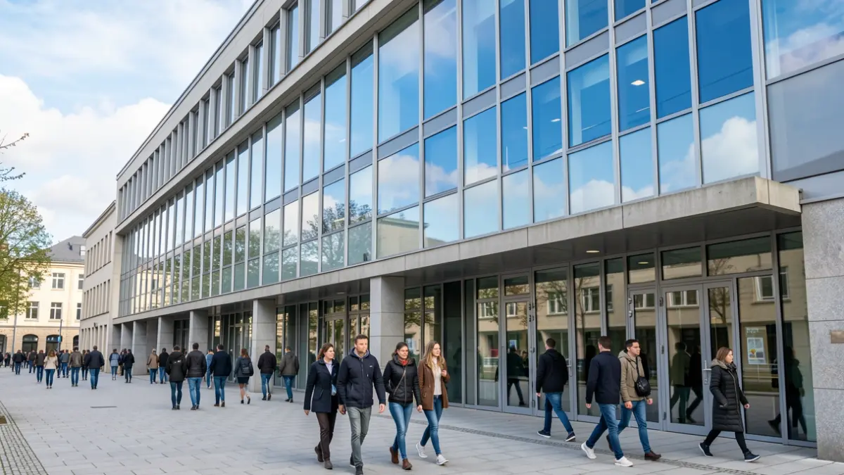 Imagen genérica de un edificio universitario moderno.