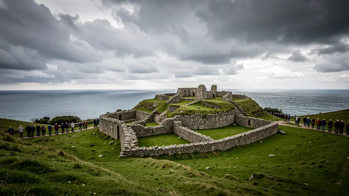 Imagen genérica del Castro de Baroña, un yacimiento arqueológico en Porto do Son.