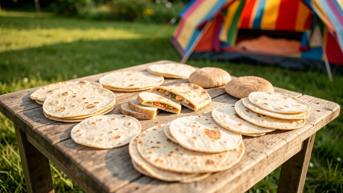 Imaxe xenérica de tortillas caseiras nunha festa popular.