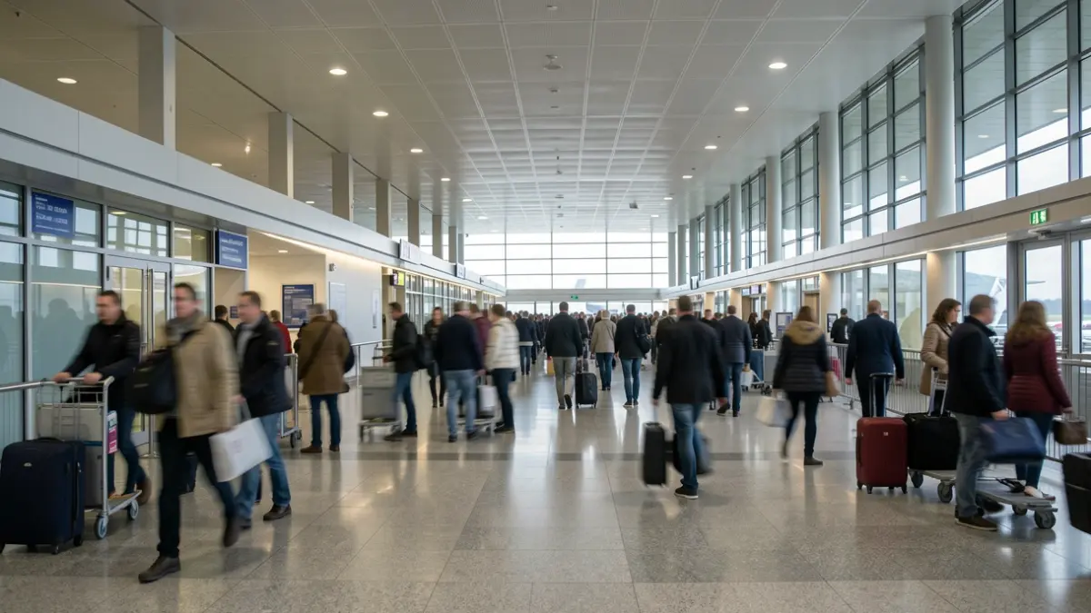 Imagen genérica de una terminal de aeropuerto gallego.