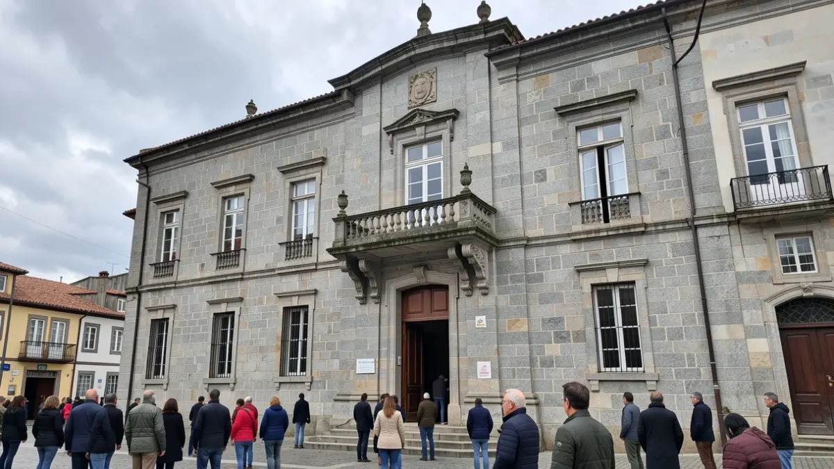 Imagen genérica del Pazo de Raxoi, sede del Ayuntamiento de Santiago de Compostela.