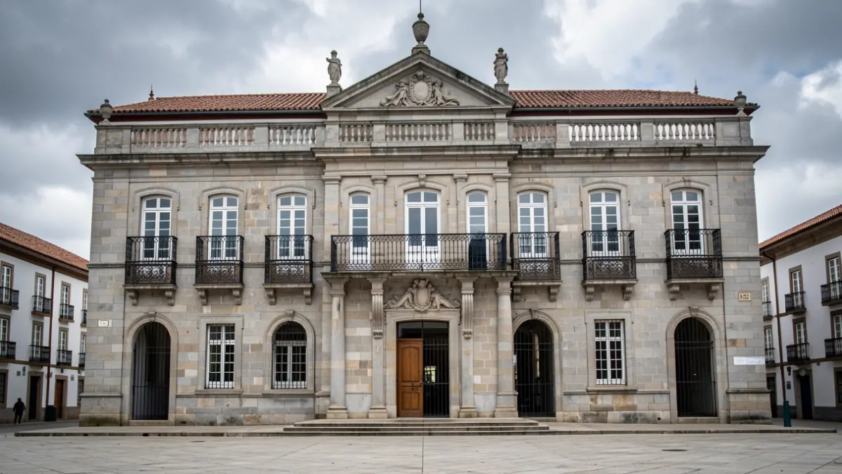 Imaxe xenérica do Pazo de Raxoi en Santiago de Compostela.