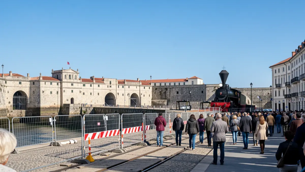 Imagen genérica de infraestructuras portuarias e históricas.