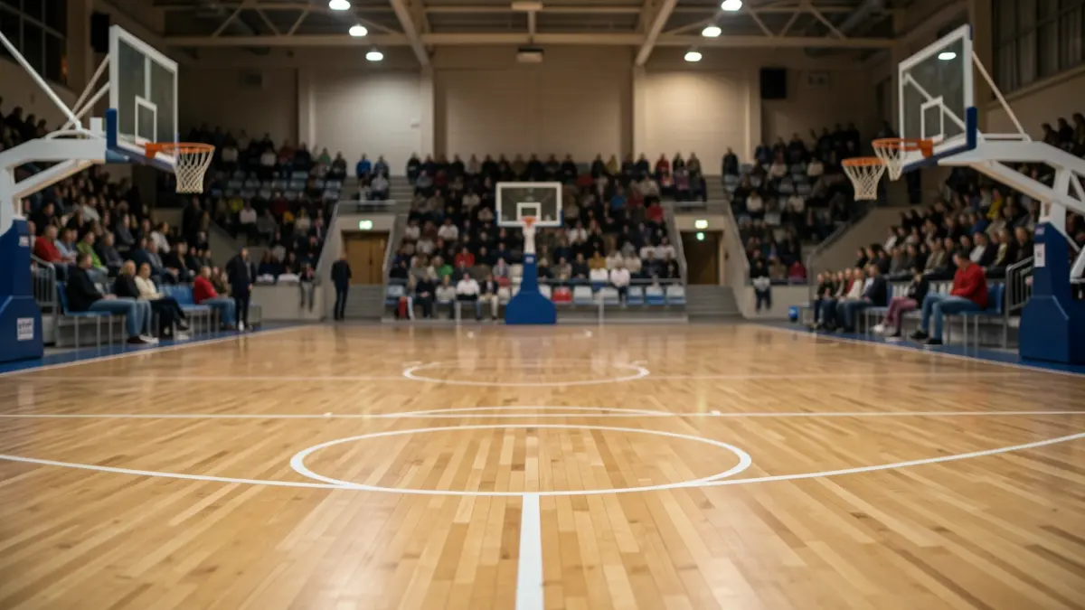 Imagen genérica de un pabellón deportivo vacío.