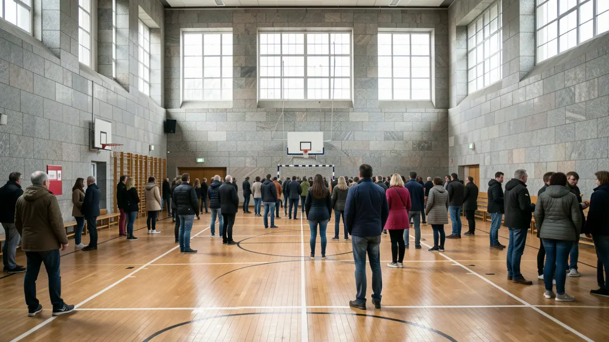 Imagen genérica de un pabellón deportivo en Galicia.
