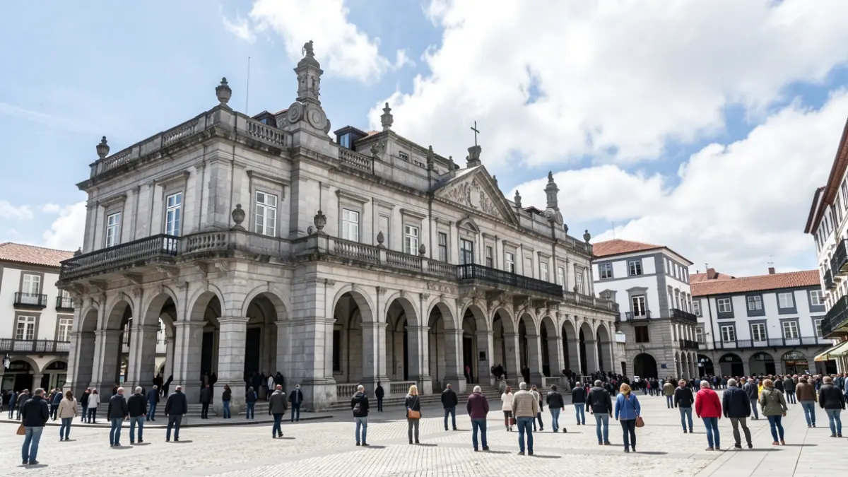 Imaxe xenérica do Pazo Municipal de María Pita na Coruña.