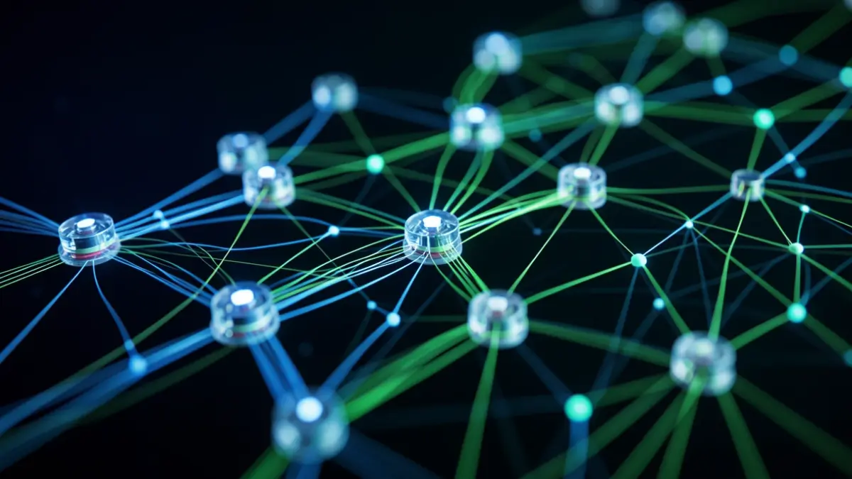 Imagen genérica de visualización abstracta de tecnologías cuánticas e inteligencia artificial.