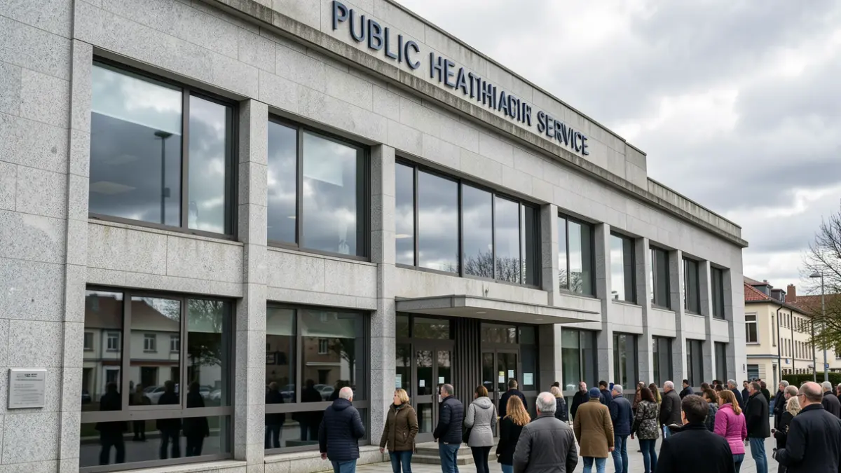Imaxe xenérica dun edificio de servizos sanitarios públicos en Galicia.