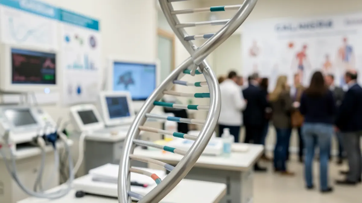 Imagen genérica de investigación genética y salud.