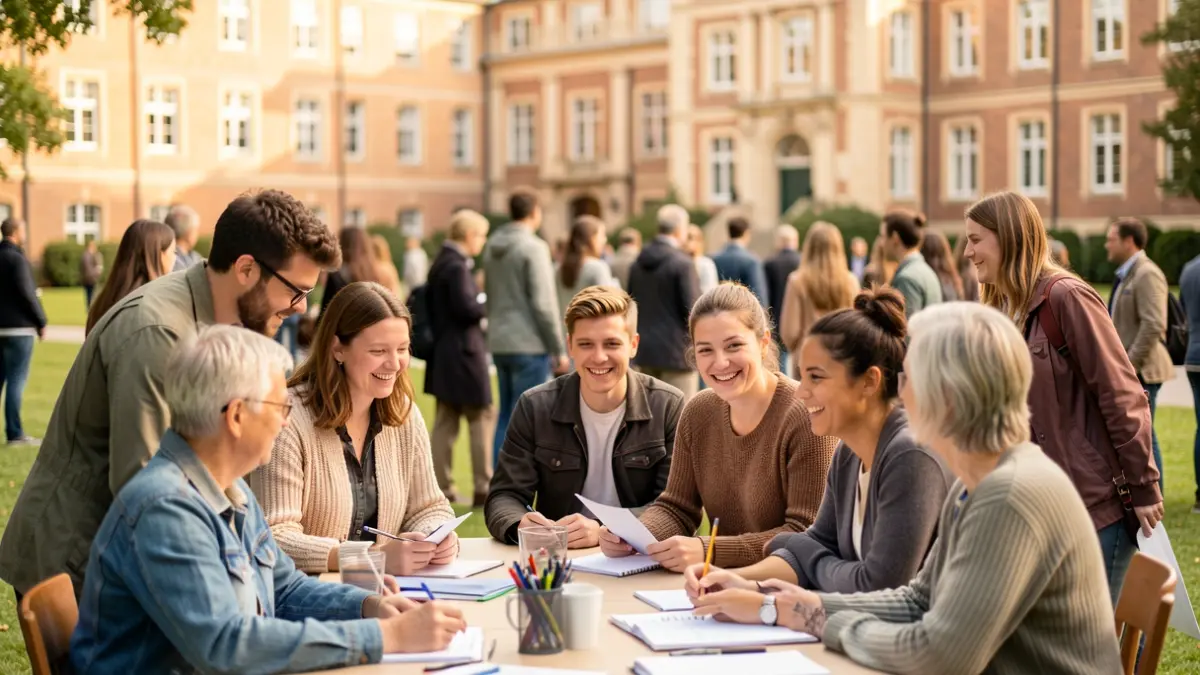 Imagen genérica de jóvenes participando en un curso universitario.