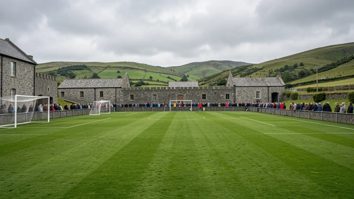 Imagen genérica de un campo de fútbol en Galicia.