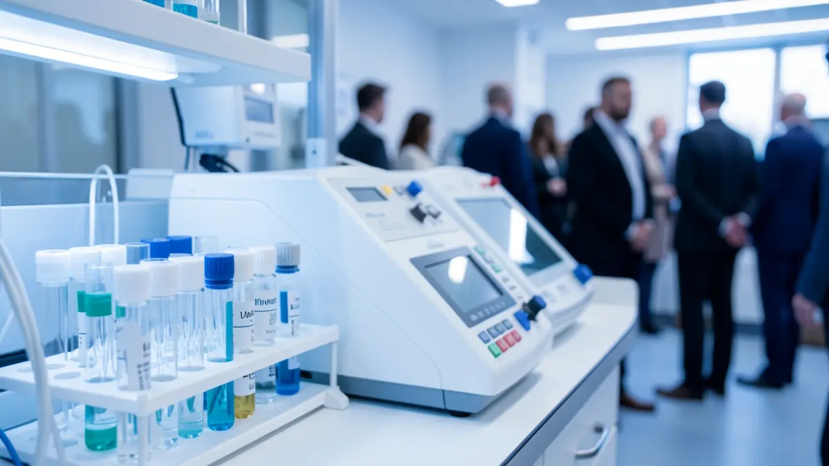 Imagen genérica de equipamiento de laboratorio clínico.