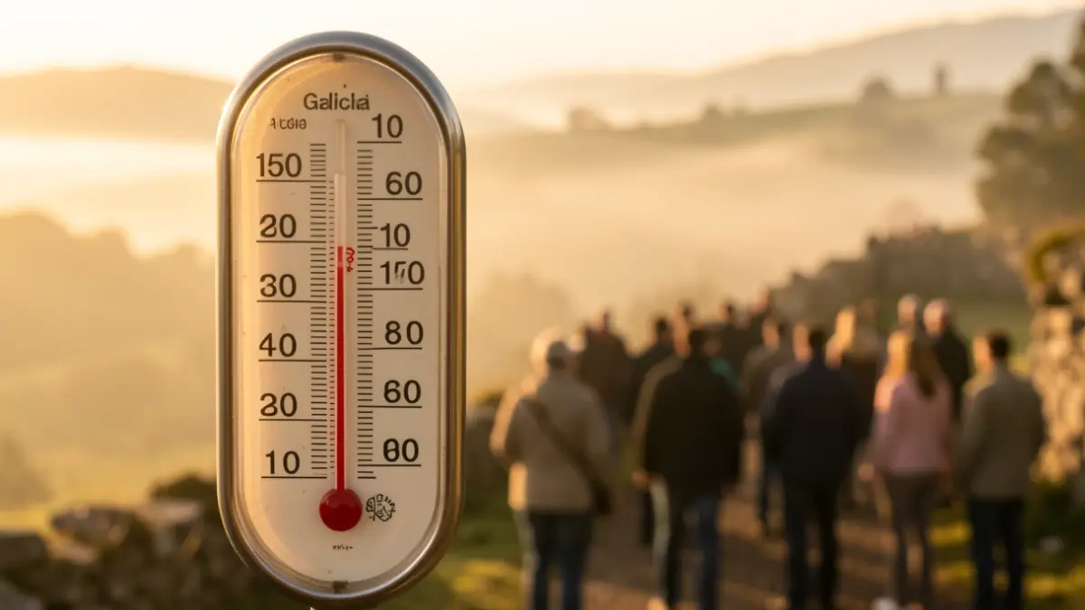 Imagen genérica de un termómetro marcando altas temperaturas en un entorno cálido.