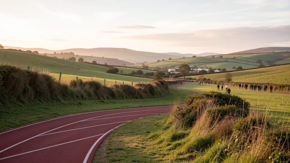 Imagen genérica de carrera popular en Galicia.