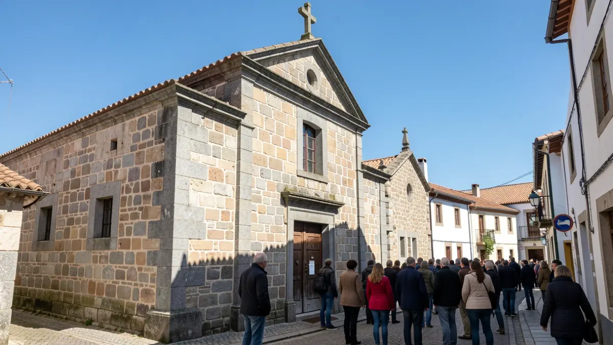 Imagen genérica de la capilla de Santa Minia en Brión, Galicia.