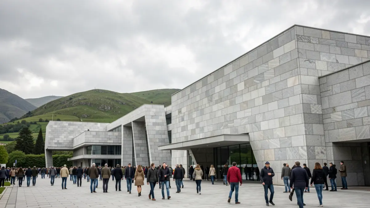 Imagen genérica de la arquitectura de la Cidade da Cultura de Galicia.