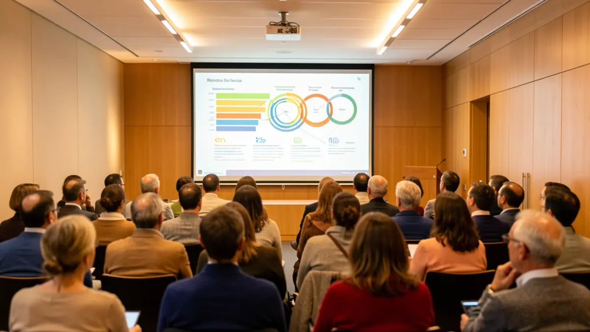 Imagen genérica de una charla sobre eficiencia energética en Galicia.