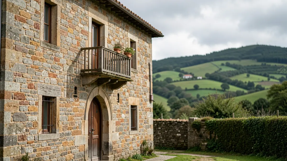 Imaxe xenérica dun centro sociocultural en Baio, Zas, Galicia.