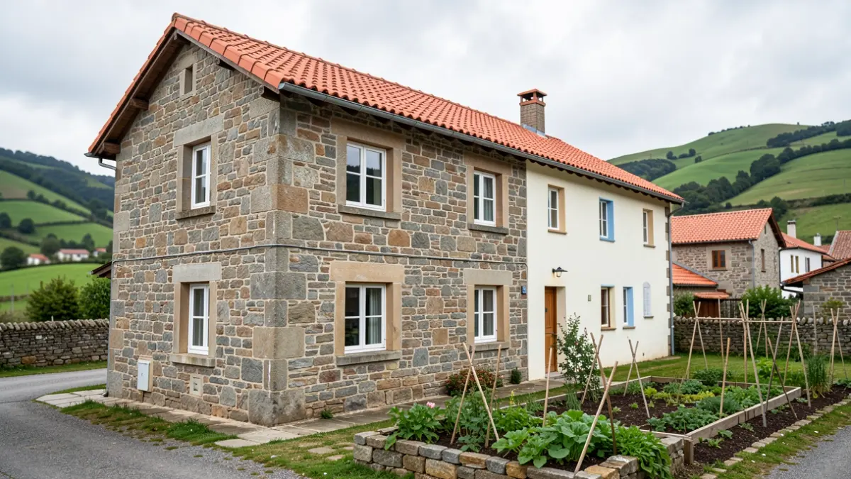 Imaxe xenérica de obras de renovación nun centro social rural galego.