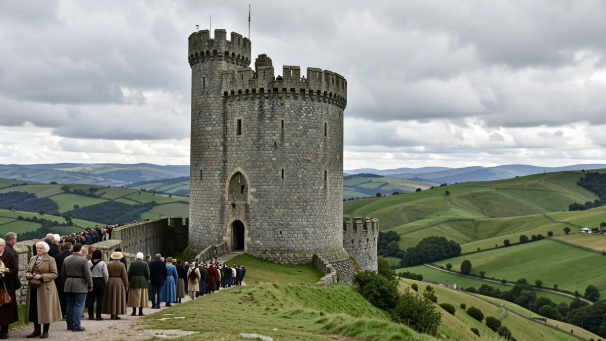 Imagen genérica de un castillo medieval gallego.