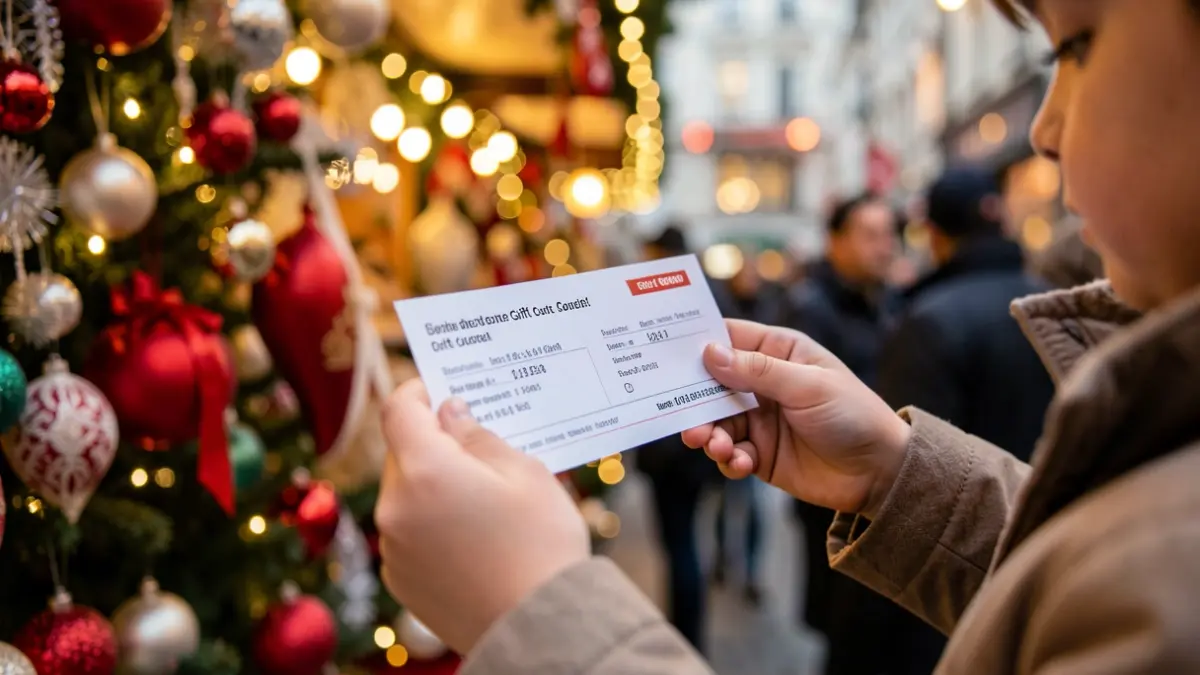 Primeira imaxe dun vale de Nadal para nenos en situación de vulnerabilidade.
