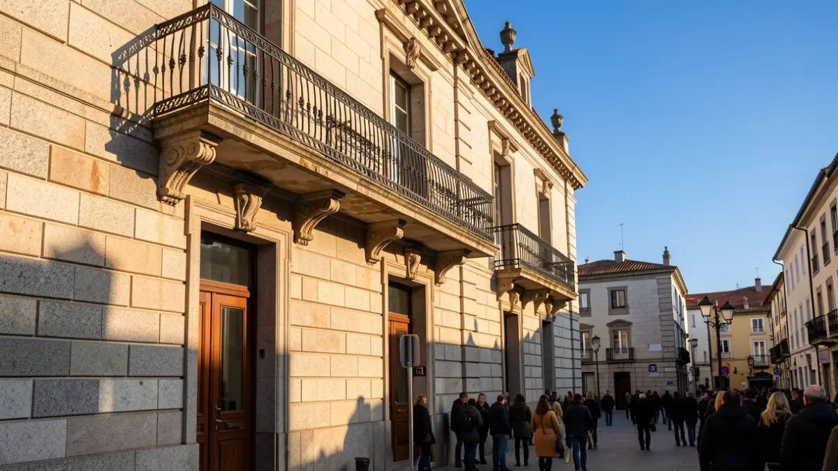 Imaxe xenérica de fachada de concello galego.