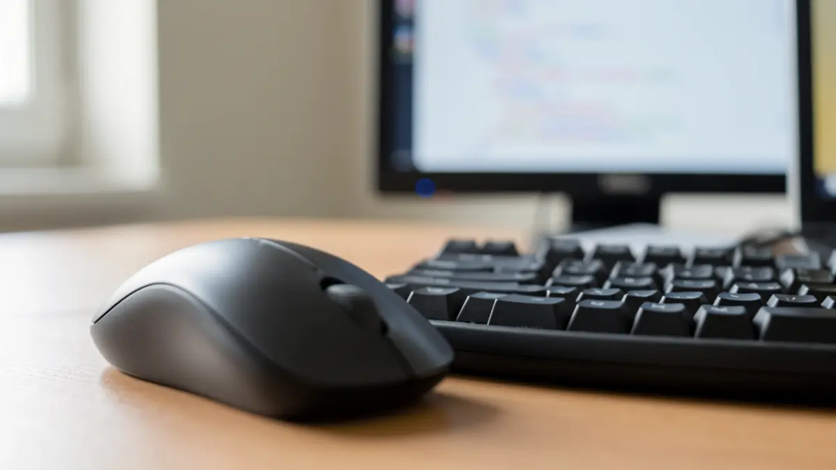 Imagen genérica de tecnología, con un ratón y teclado de ordenador.