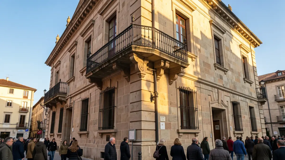 Imagen genérica de un edificio institucional de Galicia.