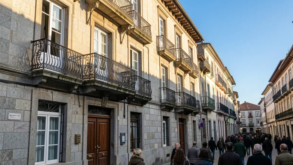 Imaxe xenérica dun edificio municipal en Galicia.
