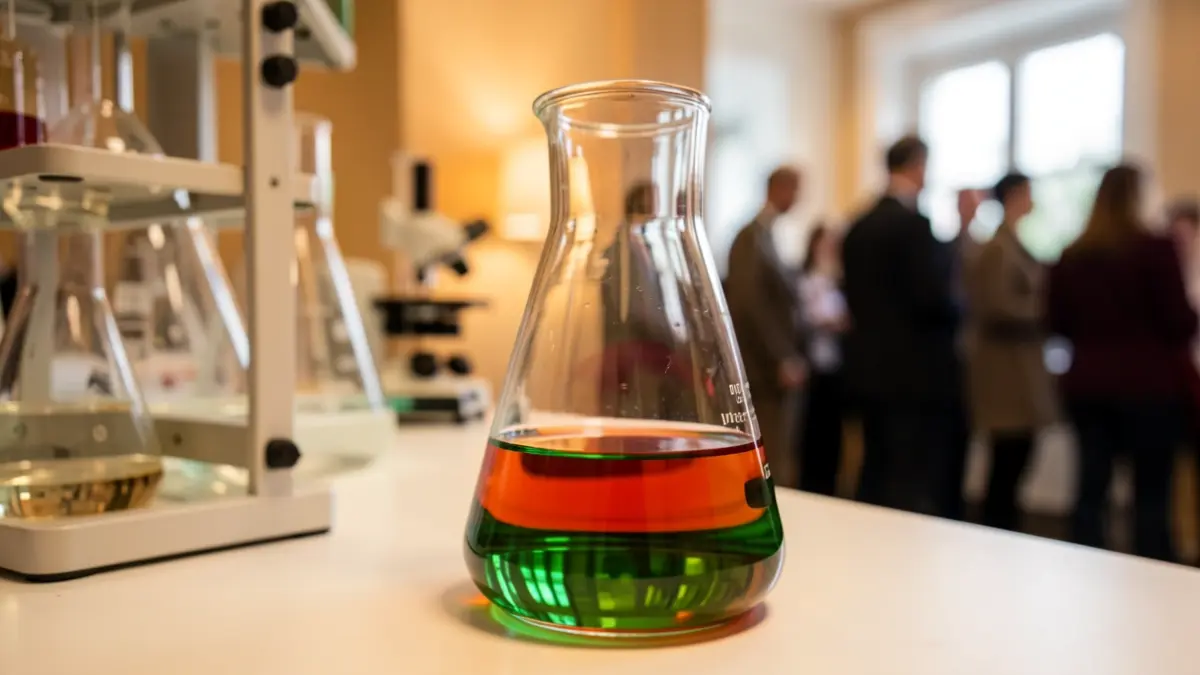 Imagen genérica de material de laboratorio en un entorno de divulgación científica.