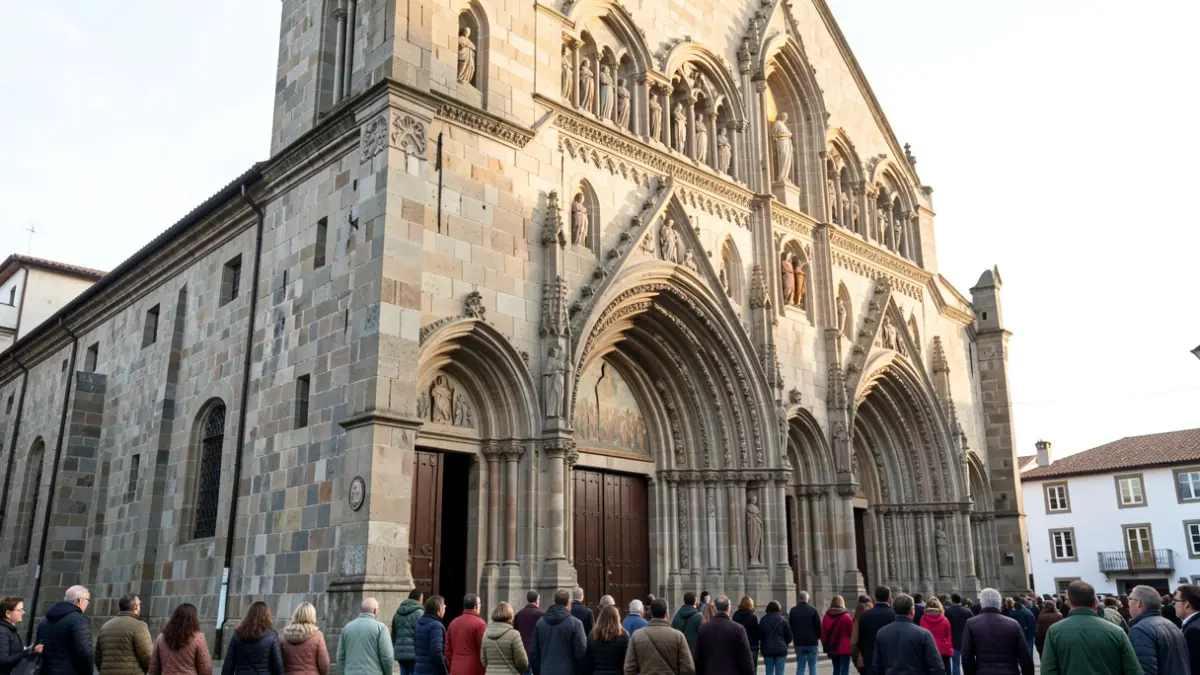 Imagen genérica de la iglesia de San Francisco en Viveiro.