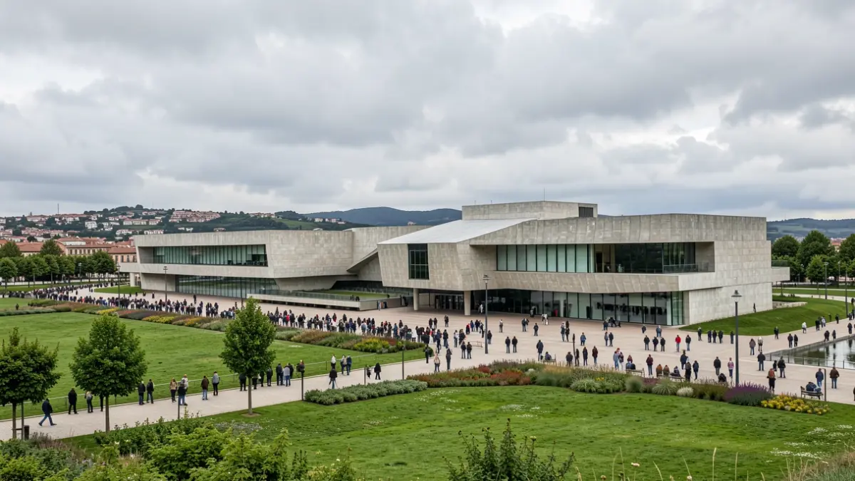 Imaxe xenérica da Cidade da Cultura en Santiago de Compostela.