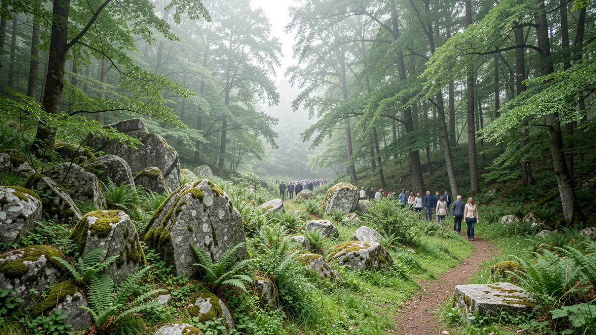 Imaxe xenérica de bosque galego con xestión sostible.