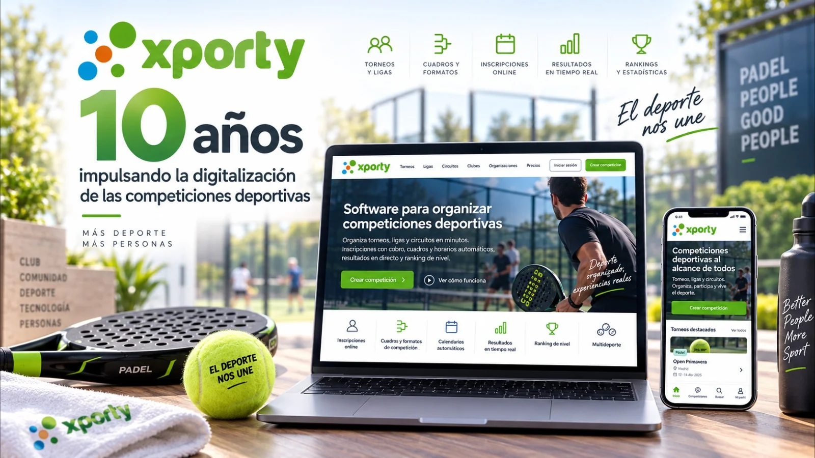 Xporty cumpre 10 anos impulsando a dixitalización das competicións deportivas