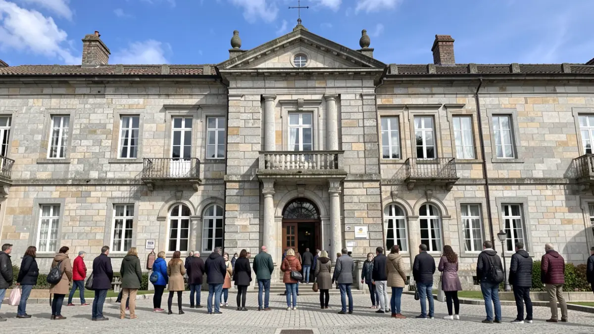 Imaxe xenérica dunha facultade de pedra tradicional galega.