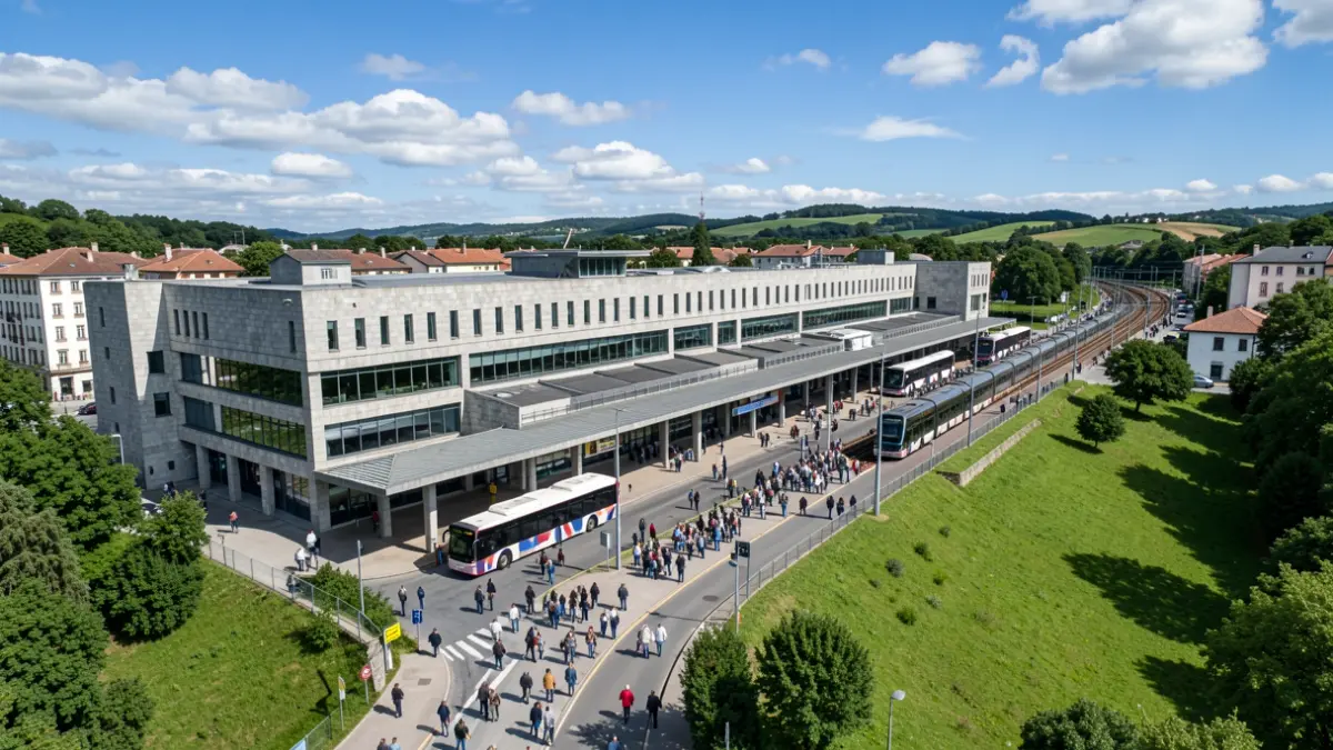 Generic image: featuring granite architecture and green surroundings.