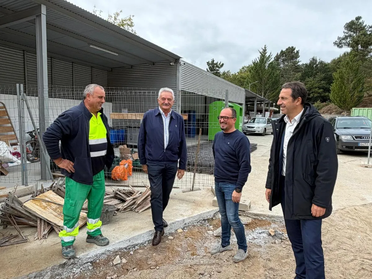 A Xunta e Chantada amplían o punto limpo e incorporan un vehículo de biorresiduos