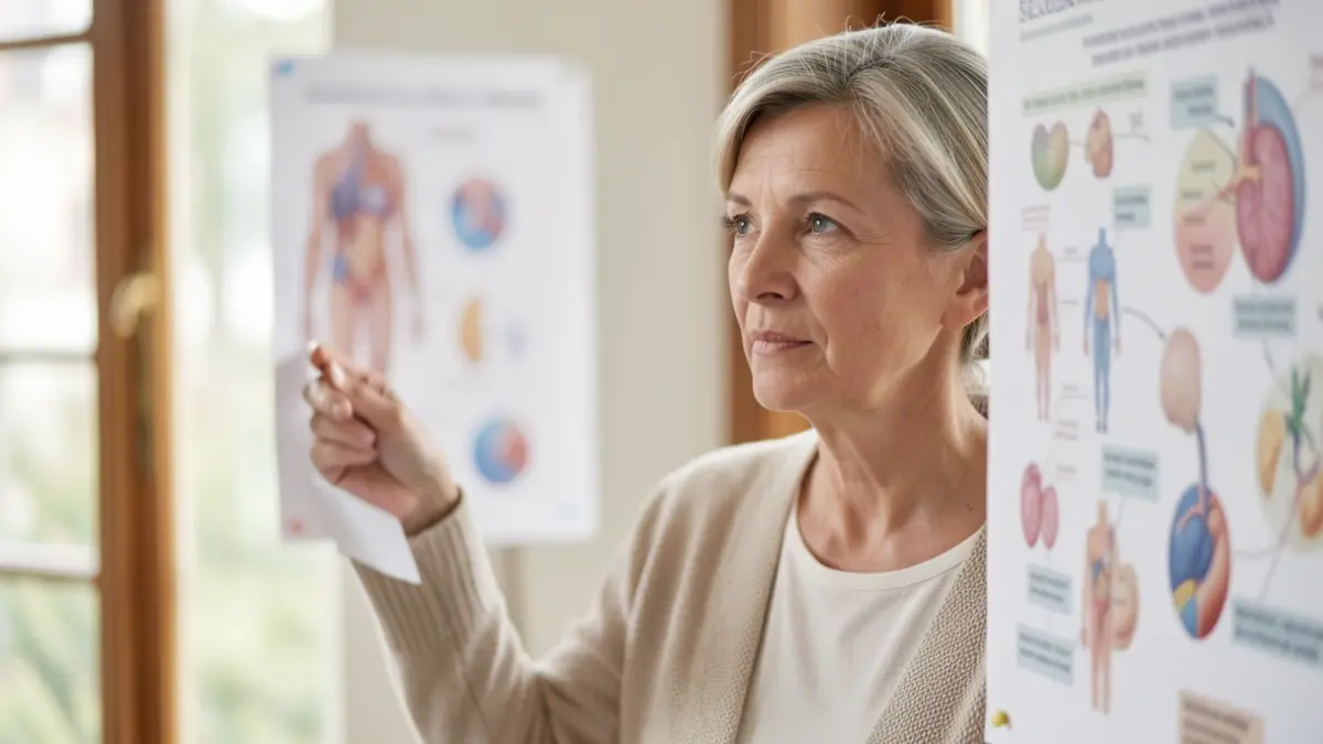 Generic image of a woman seeking health information.