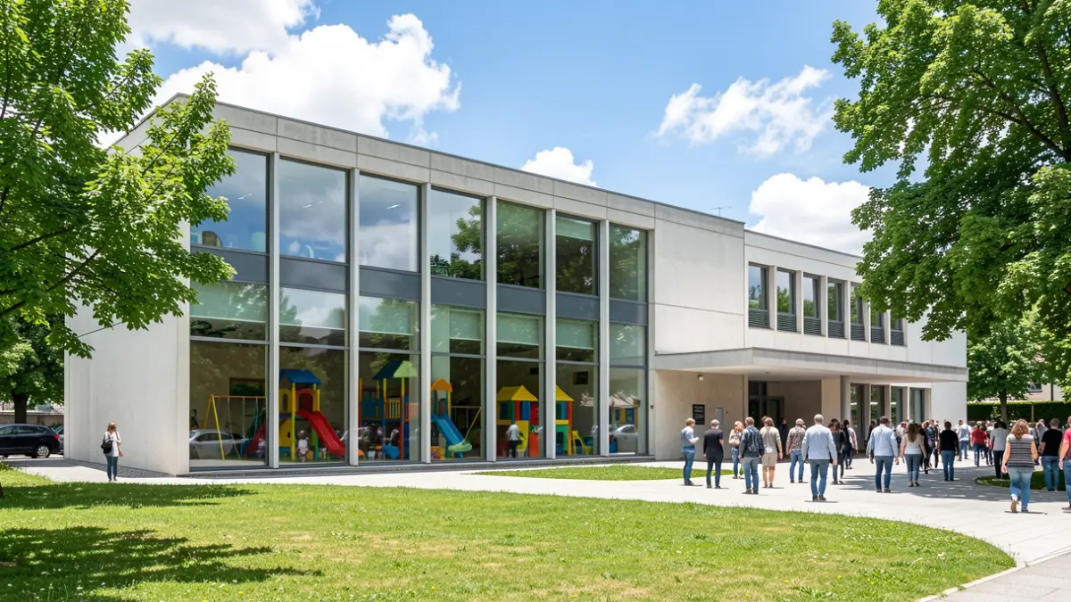 Generic image of a public nursery school in Galicia.