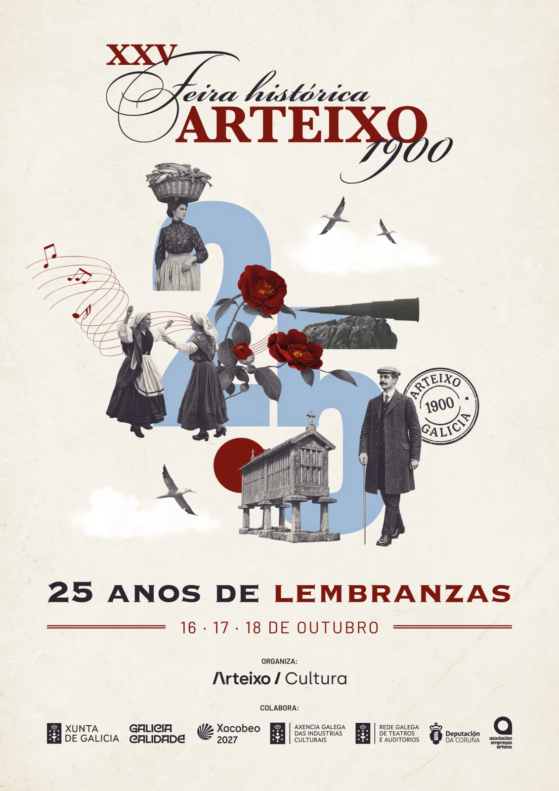 Arteixo 1900 celebra 25 anos de lembranzas