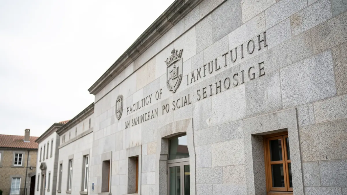 Imaxe xenérica da Facultade de Ciencias Políticas e Sociais da USC.