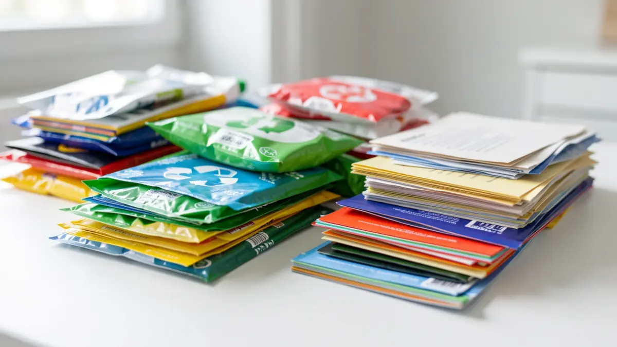 Imagen genérica de residuos separados para reciclaje.