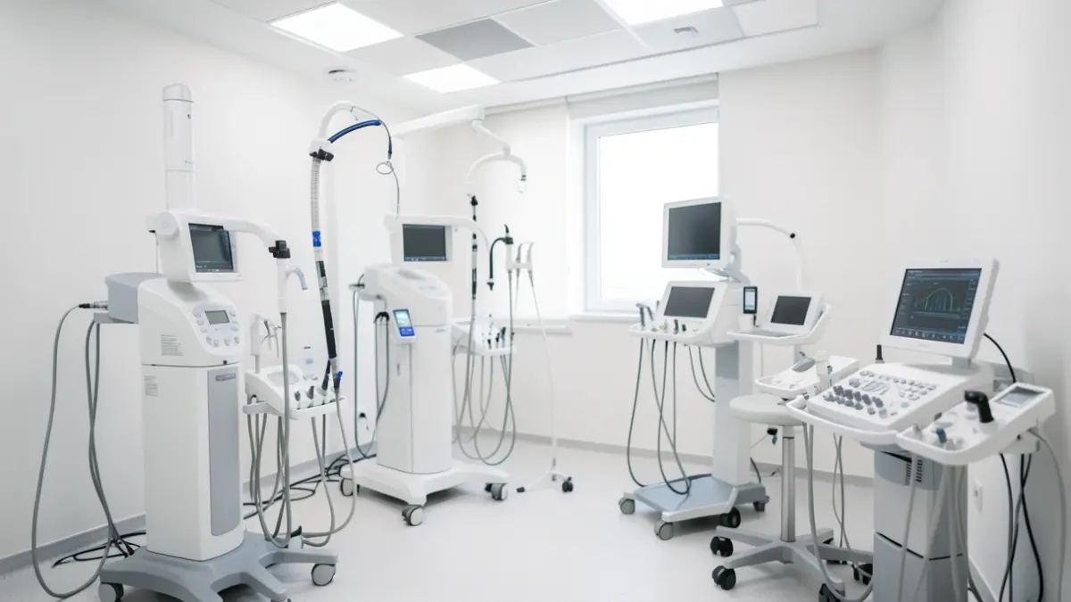 Unidad de endoscopia avanzada en un hospital con equipamiento de última generación.