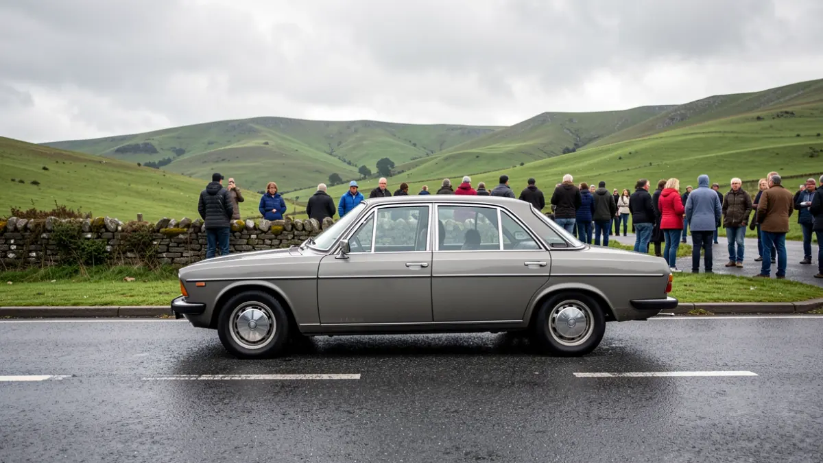 Imagen genérica de un coche clásico en Galicia.