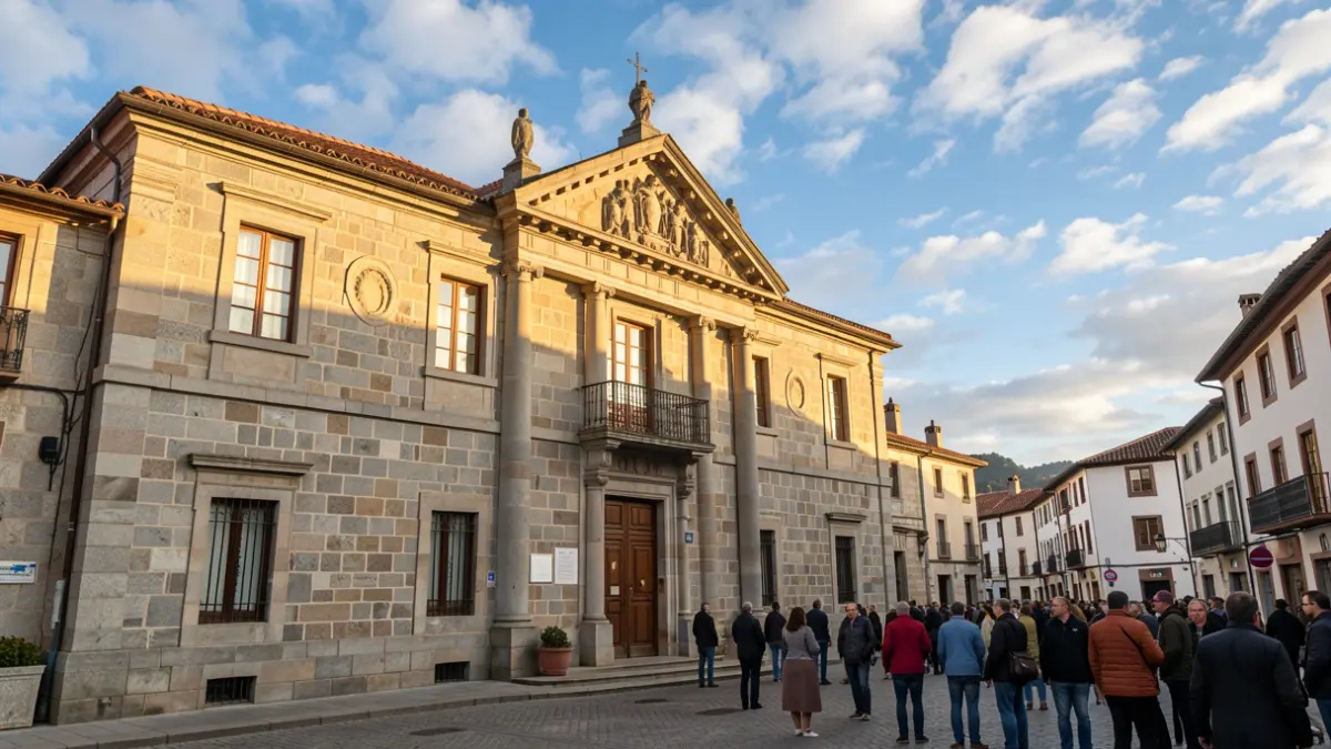 Imaxe xenérica dun concello galego de granito.
