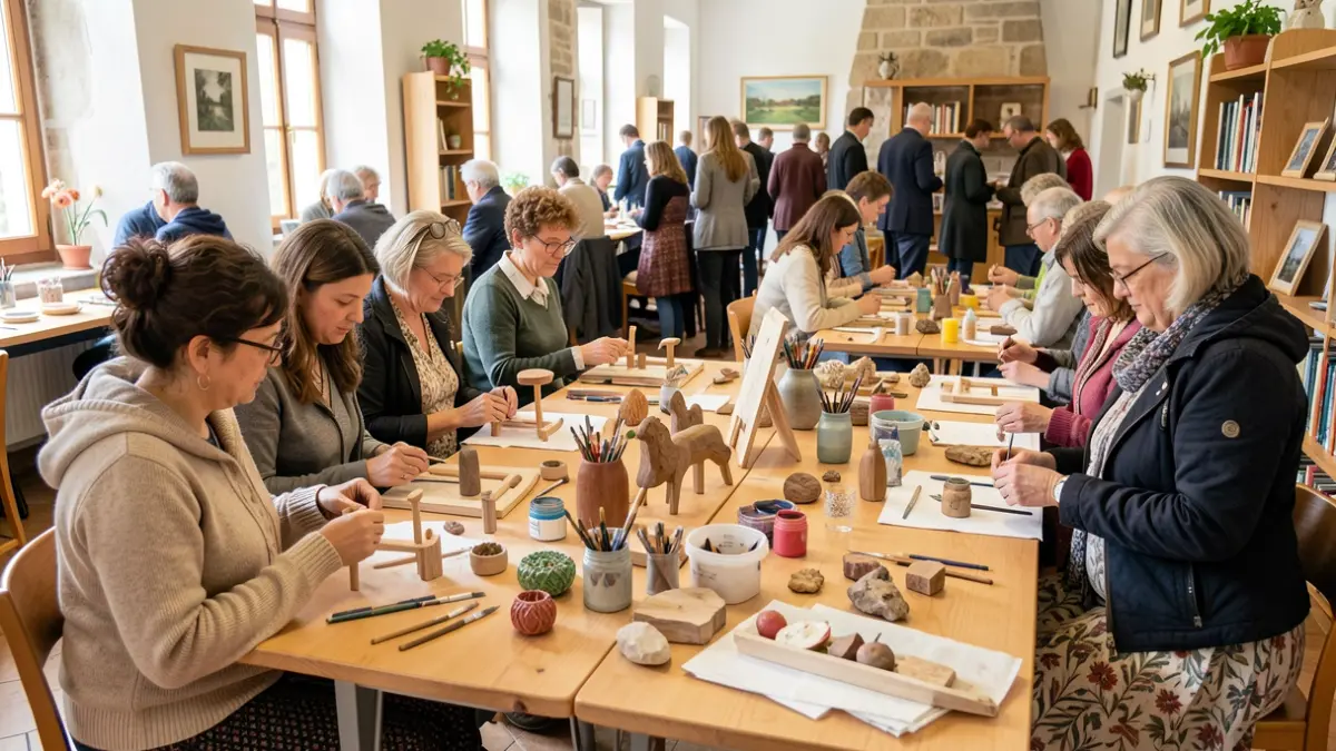 Obradoiro de restauración e manualidades en Lobios.