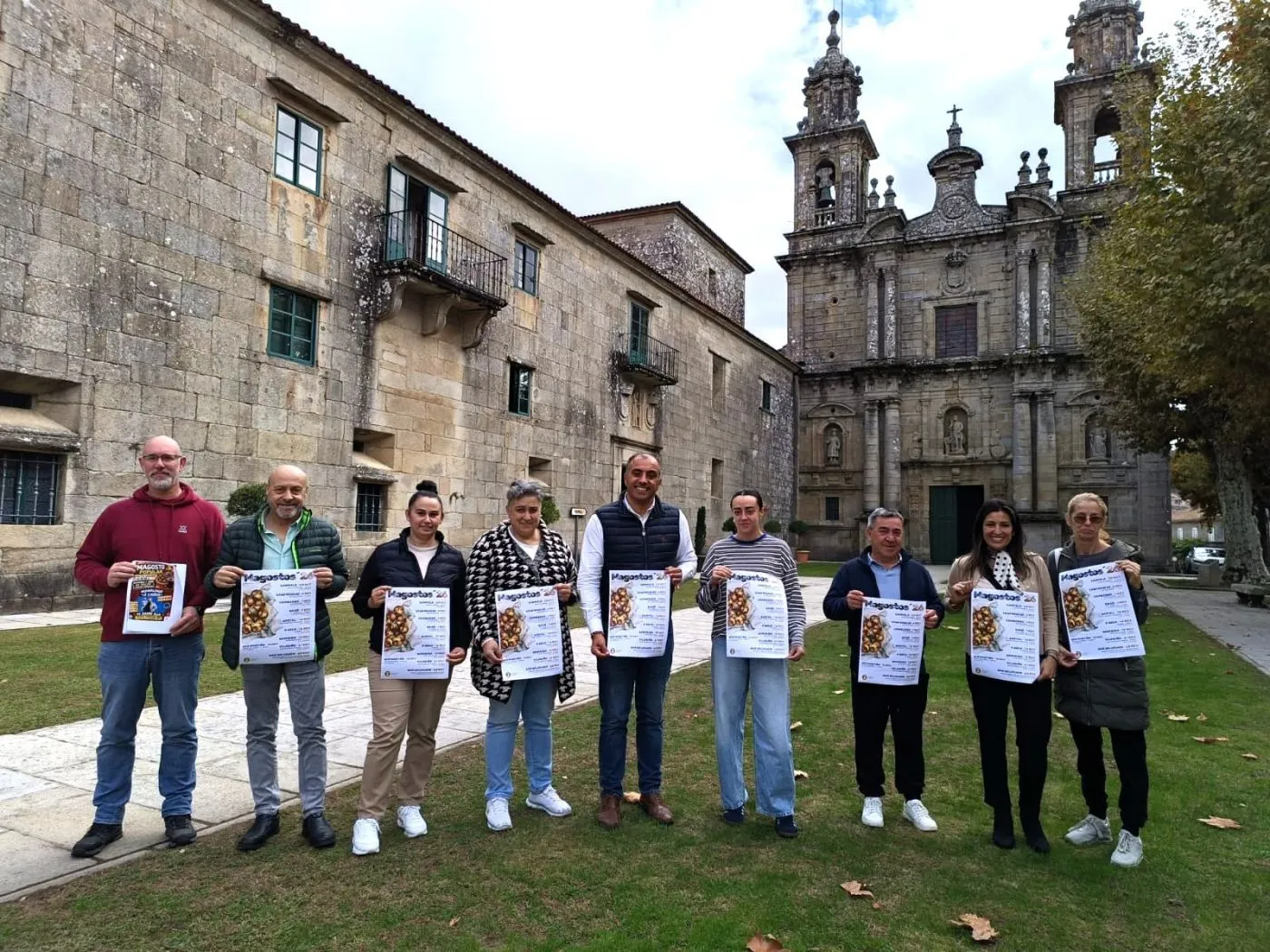Poio celebra os magostos con dez citas e 1.000 kg de castañas