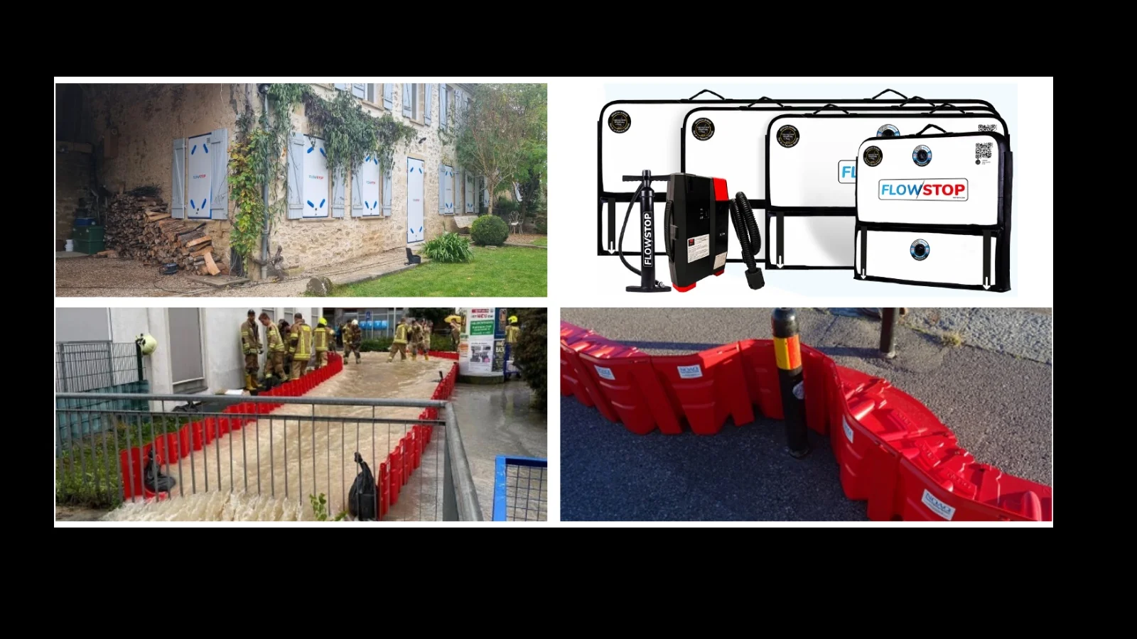 Prevención de inundacións barreiras noaq e flowstop