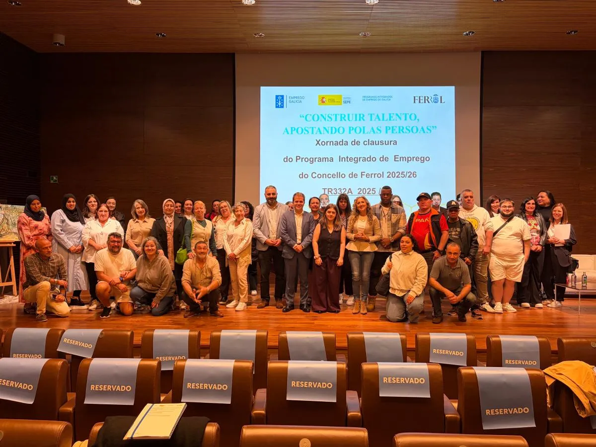 Programa de Emprego en Ferrol: 75% de inserción laboral